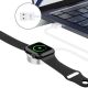 4. Ładowarka Tech-Protect UltraBoost indukcyjna magnetyczna ze złączem USB-A do Apple Watch 1.2m - biała