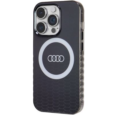 2. Etui Audi IML Big Logo MagSafe na iPhone 14 Pro - czarne