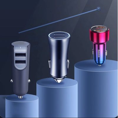 12. Ładowarka Baseus Magic Series PPS CCMLC20C-01 samochodowa 45W USB-C PD / USB-A QC - czarna