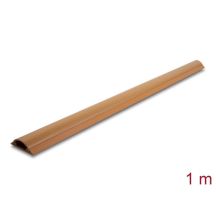 DeLOCK Samoprzylepna listwa kablowa 50 x 13 mm - długość 1 m, wygląd drewna