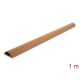 DeLOCK Samoprzylepna listwa kablowa 50 x 13 mm - długość 1 m, wygląd drewna