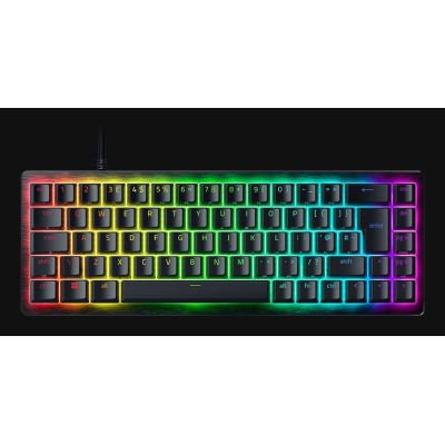 7. Razer Huntsman V3 HE Magnetic Mini 65% 8KHz klawiatura Gaming USB QWERTY Angielski Czarny