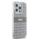 4. Etui DKNY IML Mono & Stripe MagSafe na iPhone 15 Pro - beżowe