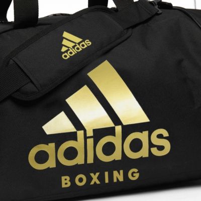 9. Torba sportowa ADIDAS BOXING czarno/złota M