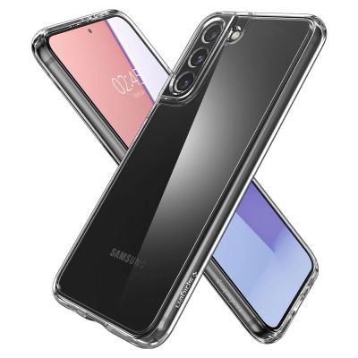 6. Etui Spigen Ultra Hybrid na Samsung Galaxy S22 - przezroczyste