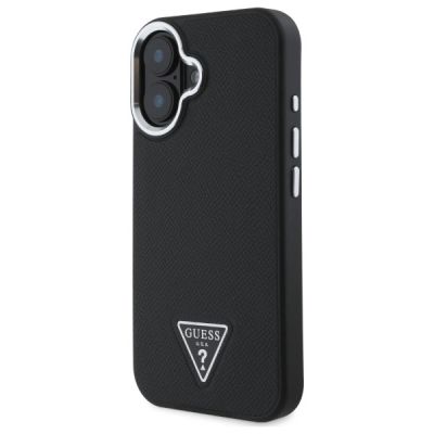 2. Guess GUHMP16MPGTSPSK iPhone 16 Plus      6.7" czarny/black hardcase Grained Triangle MagSafe