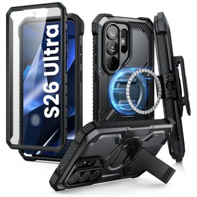 2. Etui Supcase iBlason ArmorBox Clip Mag MagSafe na Samsung Galaxy S26 Ultra - czarne