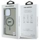 8. Etui Karl Lagerfeld IML Metal Karl Head MagSafe na iPhone 16 Pro Max - czarne