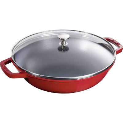 2. Staub 40511-345-0 patelnia Runda Wok/Stir-Fry pan