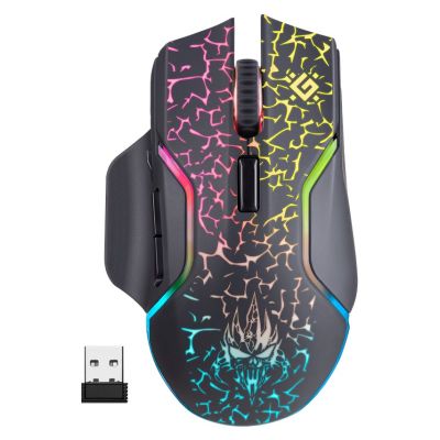 4. DEFENDER MYSZ BEZPRZEWODOWA GM-067 ONE SHOT OPTIC RF RGB 3200DPI 7P 52067