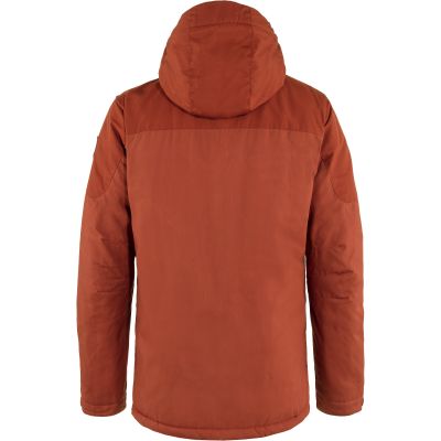 2. Kurtka z kapturem zimowa męska Fjällräven Skogsö Padded Jacket outdoorwa pomarańczowa (F82279-215)
