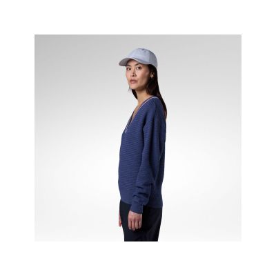 4. Sweter damski ROSSIGNOL W Knitted V Neck granatowy