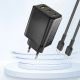 2. Ładowarka sieciowa Dudao A29 65W GaN 2 x USB-C + 1 x USB-A - czarna