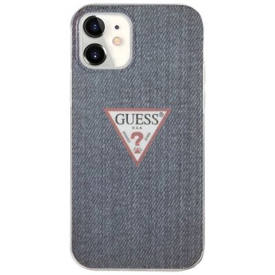 3. Etui Guess Jeans Collection na iPhone 12 mini - granatowe