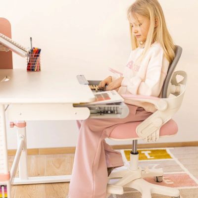 9. Fotel obrotowy Junior 4.3 Pink-Grey