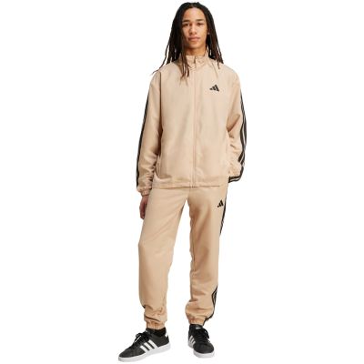 9. Dres męski adidas Sportswear Basic 3-Stripes Woven beżowy JX3149