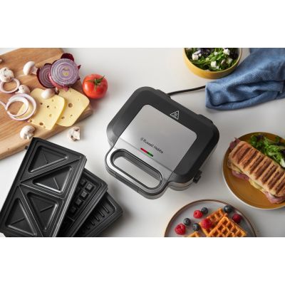 10. Russell Hobbs 26810-56 toster 750 W Czarny, Stal nierdzewna