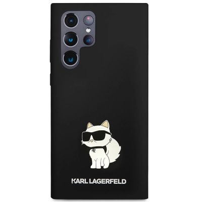 3. Etui Karl Lagerfeld Silicone Choupette na Samsung Galaxy S24 Ultra - czarne