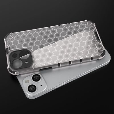 6. Honeycomb etui iPhone 14 Plus pancerny hybrydowy pokrowiec czarne