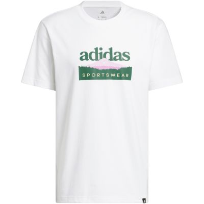 2. Koszulka męska adidas Sportsman Mountain Graphic biała KC9254