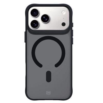 8. Etui 3mk Smoke MagCase na iPhone 17 Pro Max - czarne półprzezroczyste