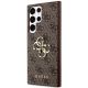 2. Etui Guess 4G Big Metal Logo na Samsung Galaxy S24 Ultra - brązowe