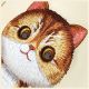 6. Torebka Nimmy Big Eyed Pet 2.0 Cat na telefon - zielona