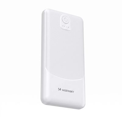 2. Powerbank Wozinsky Wpower WPBBK-3 10000 mAh 10 W 2x USB-A 2A - biały