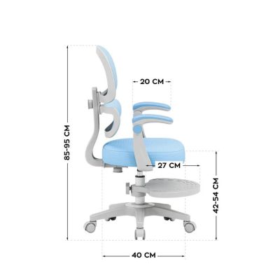 10. Fotel obrotowy Junior 4.4 Blue