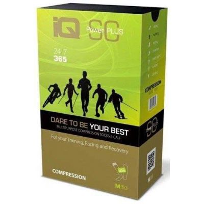 7. IQ KPL Skarpety + Opaski Kompresyjne Running SC Power Plus XL COM-0033