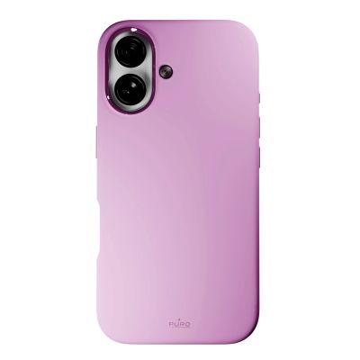 4. Etui silikonowe Puro Icon Mag Pro MagSafe do iPhone 16 - różowe