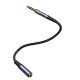 5. Joyroom kabel audio stereo AUX 3,5 mm mini jack(męski) - mini jack(żeński) 1.2 m czarny (SY-A09)