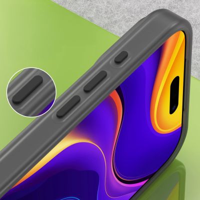 8. Etui Magnetic Abrasive na iPhone 17 Pro kompatybilne z MagSafe - matowe czarne