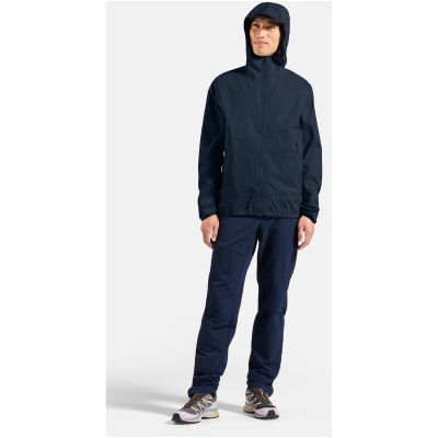 7. Kurtka przeciwdeszczowa męska Odlo ESSENTIAL 2.5L WATERPROOF Jacket hardshell granatowa