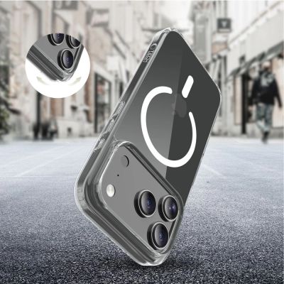 4. Etui Tech-Protect FlexAir Hybrid MagSafe na iPhone 17 Pro - przezroczyste