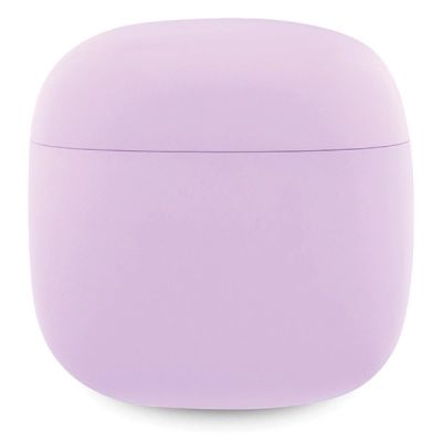 2. Słuchawki Bluetooth Guess Classic EST Logo TWS + stacja dokująca - fioletowe