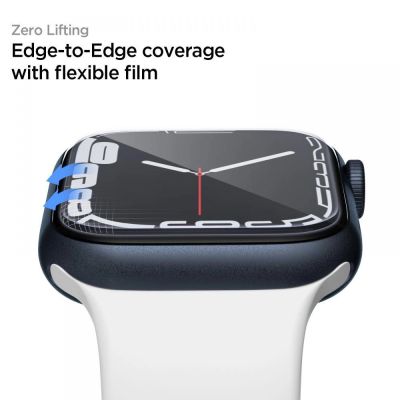 7. Folia ochronna Spigen Neo Flex na Apple Watch 4/5/6/7/8/SE (44/45 mm) - 3 szt.