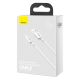 5. Baseus Superior kabel USB - USB Typ C 66 W 6A 2 m Biały (CATYS-A02)