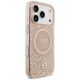 4. Etui Guess IML Flowers Electro Pearl Strap MagSafe do iPhone 17 Pro - różowe