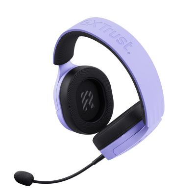 5. Słuchawki TRUST GXT489P FAYZO PURPLE