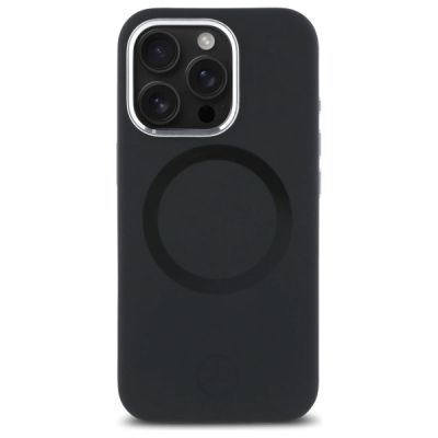 3. Etui Mercedes Silicone Tonal Logo MagSafe na iPhone 16 Pro - czarne