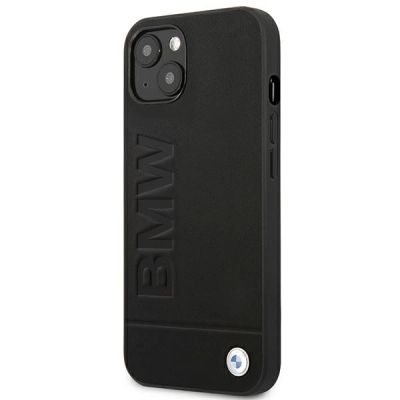2. Etui BMW Leather Stamp na iPhone 14 Plus - czarne