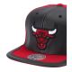 3. Czapka z daszkiem Mitchell & Ness NBA Chicago Bulls NBA Day One Snapback Bulls 6HSSMM19224-CBUBKRD