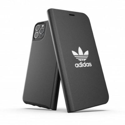 Etui Adidas OR Booklet Case Basic na iPhone 11 Pro Max - czarno-białe