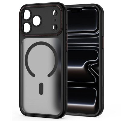 2. Etui Tech-Protect MagCam MagSafe na iPhone 18 Pro / 17 Pro - czarno-czerwone matowe