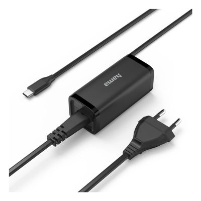 3. Hama 00200023 adapter zasilający/ inwentor Wewnętrzna 65 W Czarny