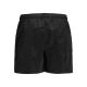 2. Jack&Jones szorty kąpielowe JPSTMAUI CRINKLE NYLON SWIM STYD SS25 12285513 BLACK/BRIGHT WHI