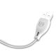 4. Dudao przewód kabel USB / Lightning 2.4A 1m biały (L4L 1m white)