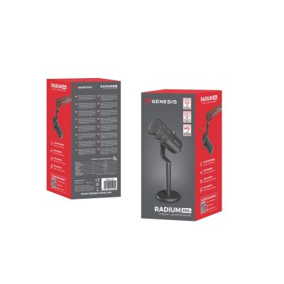 5. GENESIS Radium 350D Czarny Mikrofon do komputera