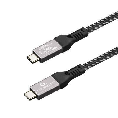 2. GEMBIRD KABEL DO ŁADOWANIA I TRANSMISJI DANYCH PREMIUM USB 4 TYPE-C 40 GB/S, 240 W, 0.3 M